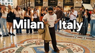 MILAN WALKING 🇮🇹 ✨ TOUR 4K:  Duomo, Galleria Vittorio Emanuele II & Rinascente.