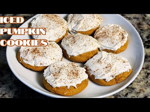 π Soft Iced Pumpkin Cookies | Easy Fall Dessert Recipe πͺ