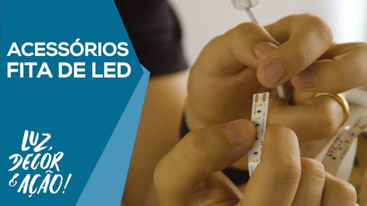 Acessórios para fita de LED, Emendas e Conectores