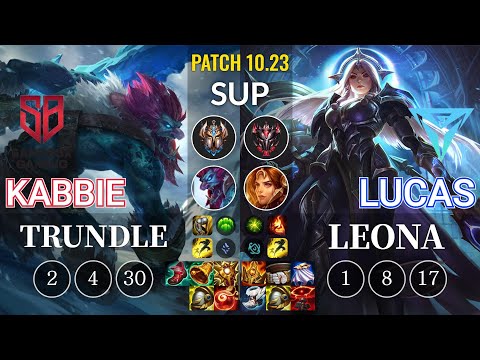SB Kabbie Trundle vs IGY Lucas Leona Sup - KR Patch 10.23
