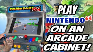 Play N64 Games On An Arcade Cabinet |  How To Play Nintendo 64 Arcade Tutorial Pi 4 | RetroPie Guy