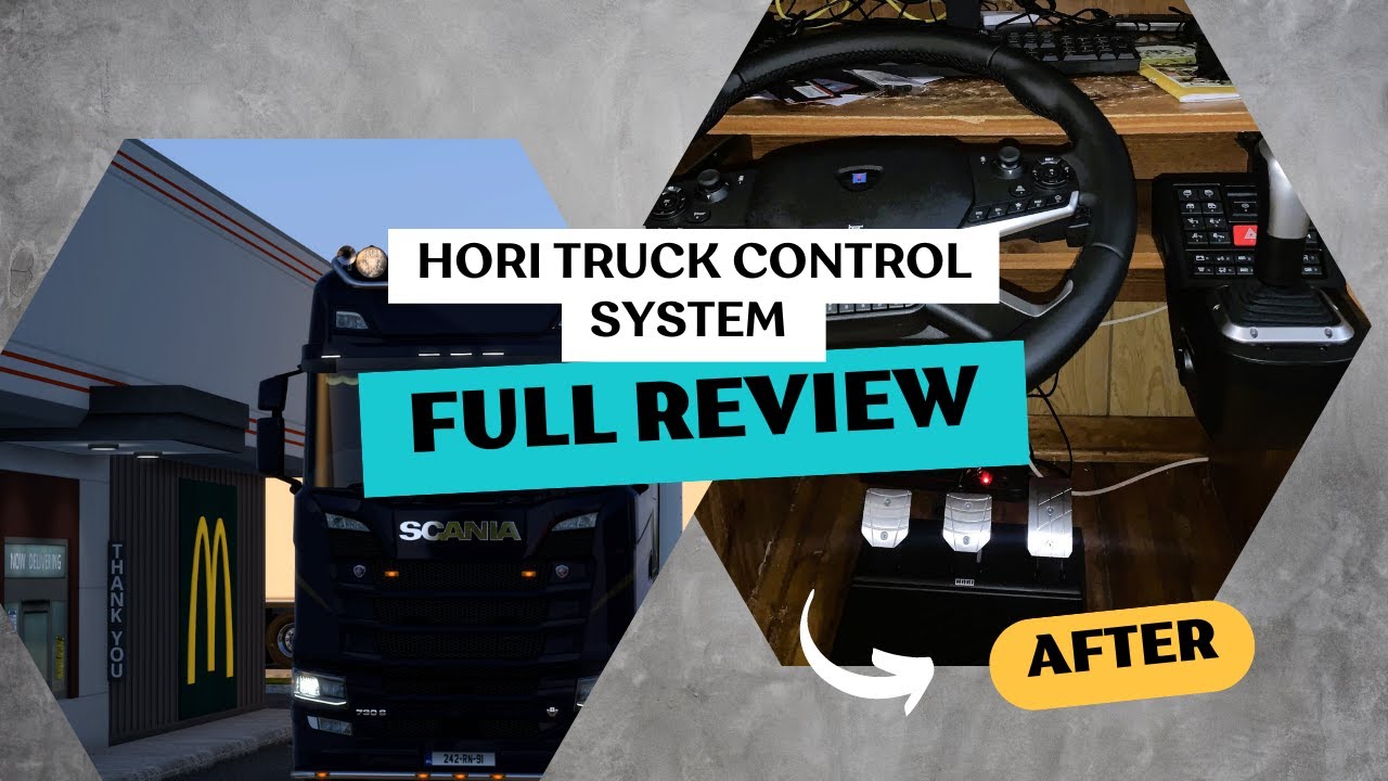 HORI Force Feedback Truck Control System | First Impression | Test Drive| ETS / ATS