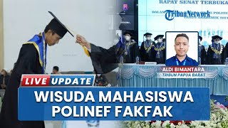 Wisuda ke-XI Polinef Fakfak Digelar di Gedung Auditorium Ketahanan Pala, Ratusan Lulusan Raih Gelar