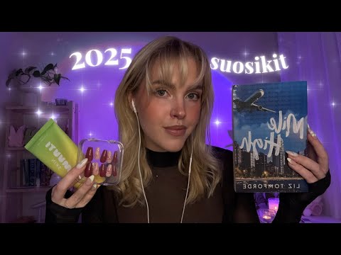 ASMR SUOMI vuoden 2025 suosikit | my 2025 favorites | whisper ramble