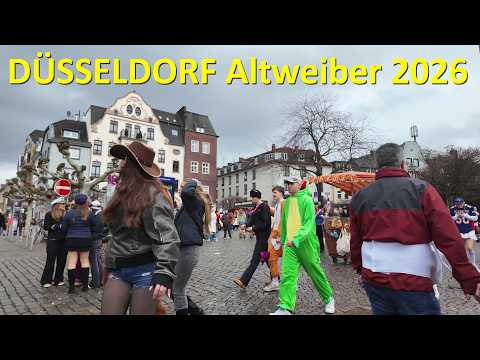 Altweiber in Düsseldorf 4K 2026