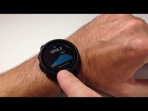 Garmin Forerunner 955: ABC (Altimeter, Barometer, Compass) glance