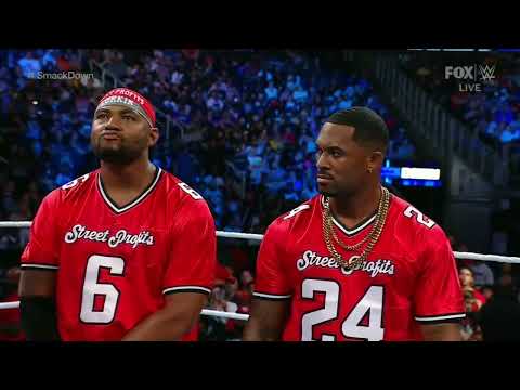 WWE SMACKDOWN THE USOS AND THE STREET PROFITS FACE TO FACE 07/29/22