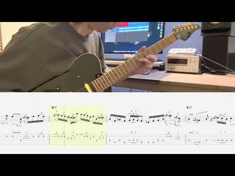 Josh Smith 12 bar Jazz Blues Licks (with Guitar Tab)