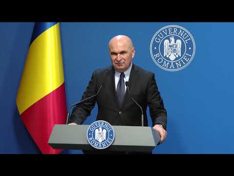 10/03/25: Conferință de presă susținută de prim-ministrul Ilie Bolojan