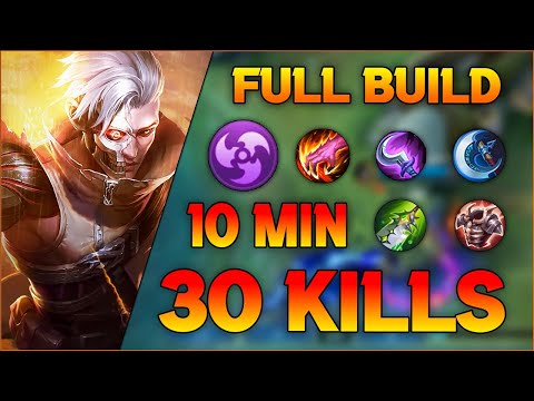GRANGER 30 KILLS IN JUST 10 MINUTS!!! TRY THIS FULL CUSTOM BUILD & EMBLEM - MLBB