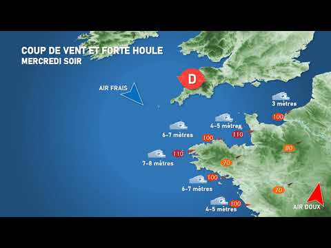 Illustration de l'actualité Coup de vent et forte houle mercredi soir