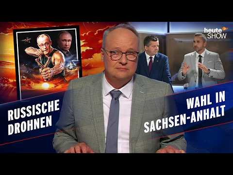 Drohnenangriff: Sind wir im Krieg mit Russland? | Sachsen-Anhalt-Wahl | heute-show vom 04.09.2026