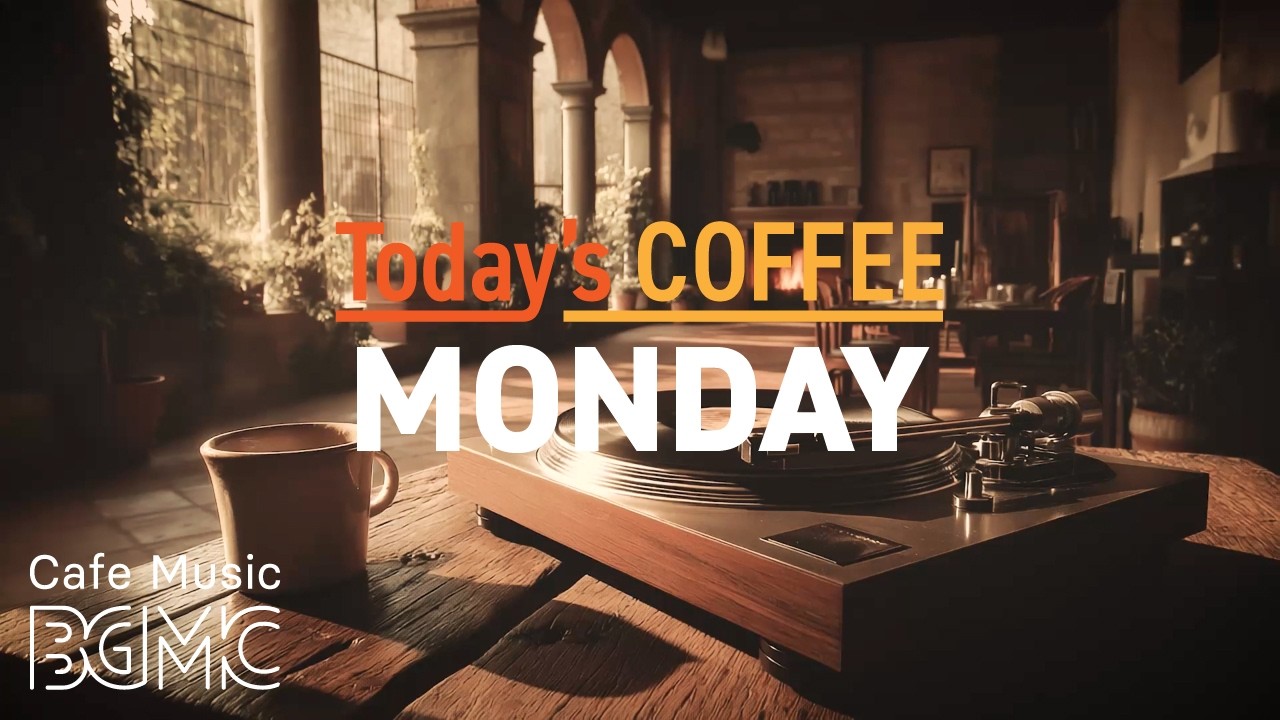 Jazz Relaxing Music ☕ Cozy Stone Hearth Cafe Jazz - Smooth Piano & Bossa Nova for Monday Work