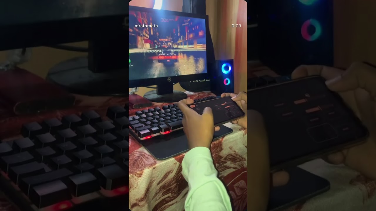 when you don’t  have money to buy a gamepad 😣