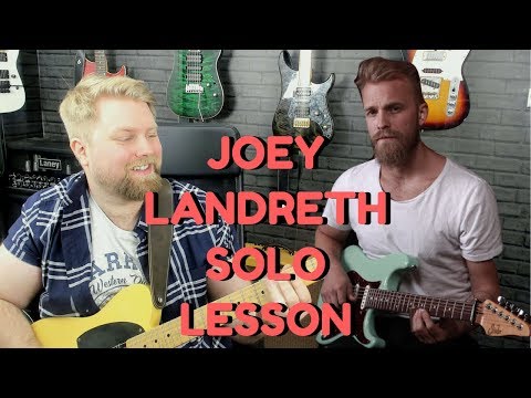Learn To Play Joey Landreth Tremolo Solo - Open C Tuning Slide Guitar