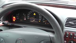 Mercedes Benz CLK Service interval indicator reset - HD