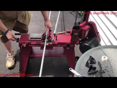 Harbor Freight Central Machinery Horizontal/Vertical Metal Cutting Band Saw 1 HP 4 in. x 6 in.