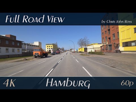 Hamburg, Germany: Billbrook, Rothenburgsort, Hammerbrook - Pinkertweg, Großmannstraße - 4K UHD