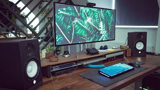 Software Engineer Desk Setup - Home Office & Studio Tour 2022