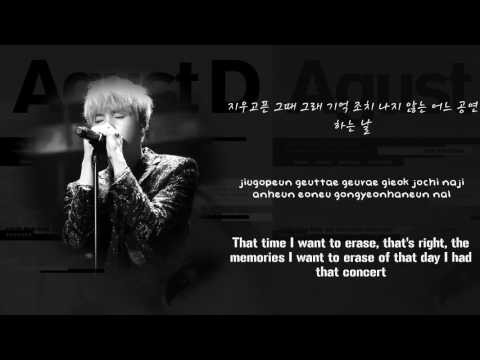 BTS Suga (AGUST D) - The Last 마지막 [Lyrics Han|Rom|Eng] Video