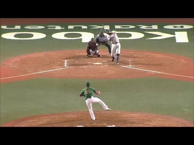 【8回表】とうとう並んだ!! ライオンズ・メヒア、バファローズ・ペーニャに並ぶ27号ソロホームラン!! 2014/8/26 E-L