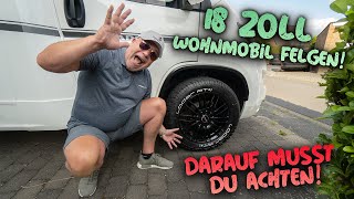 Wohnmobil umrüsten auf 18 Zoll Alufelgen & Allwetterreifen | Warum? | Borbet CW3 | Loder AT 1