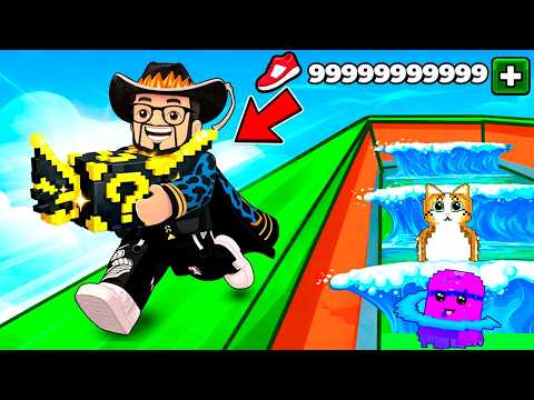 ESCAPEI DO TSUNAMI E FIQUEI RICO COM LUCKY BLOCKS NO ROBLOX 😱💰