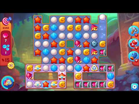 Fishdom Level 8346 walkthrough #fishdom #gaming