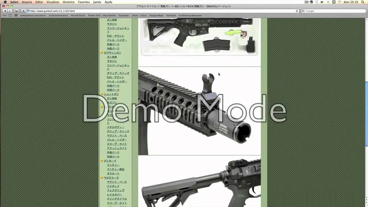 Lojas de airsoft online