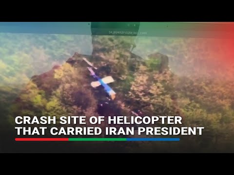 Footage shows crash site of helicopter that carried Iran president