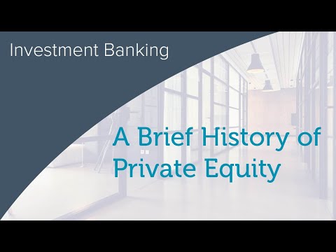History of Private Equity