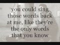Frank Turner - Four Simple Words with lyrics 