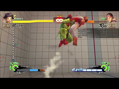 SF4O: Makoto Super juggle routes