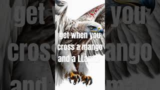 &quot;Fruit Fusion: When a Mango Meets a Llama&quot; #plantbased #vegan #veganlife