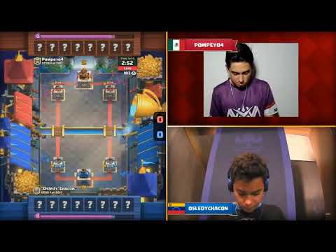 [ESP/EPIC] Pompeyo4 VS Osledy Chacon - 2017 Clash Royale CCGS LATAM W7