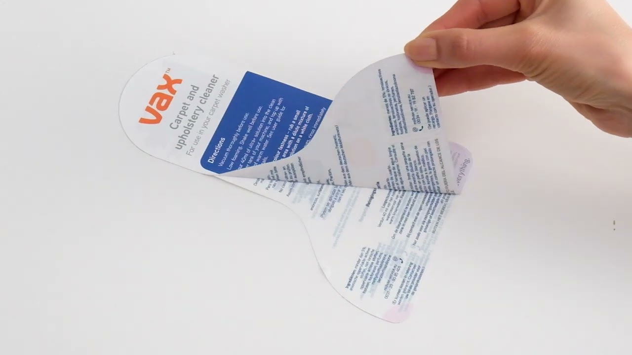 Special shape peel and reveal label