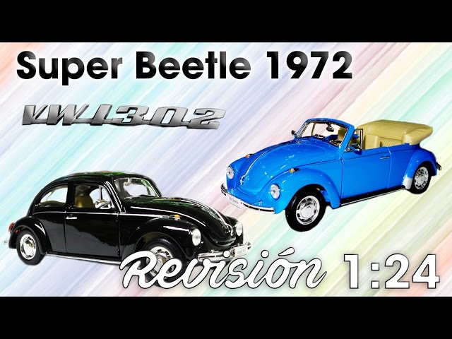 Vídeo relacionado con VW Escarabajo, Azul Claro, 1972, Modelo de Coche, Terminado, Welly 1:24