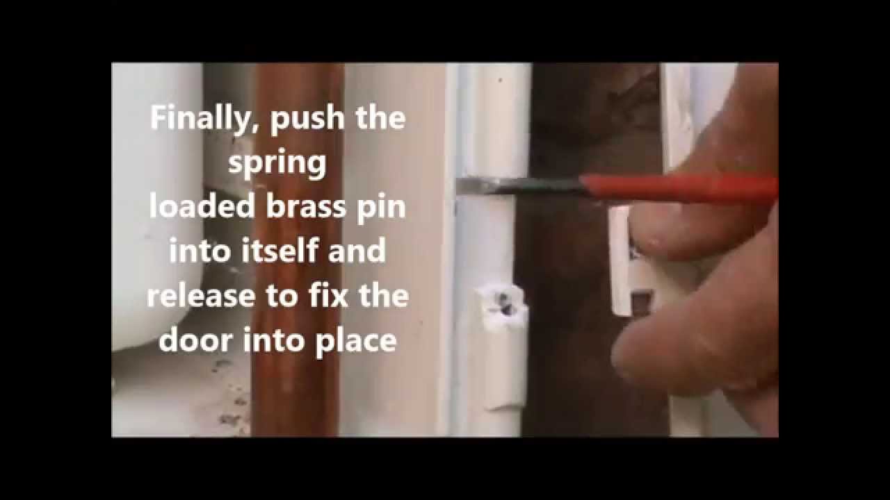 Watch video Replacing a pin hinge on a meter box door Now Replacing a pin hinge on a meter box door
