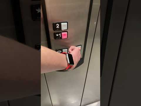 EPIC MOTOR!! Early Schindler HT 321A elevator at Collin college spring creek campus