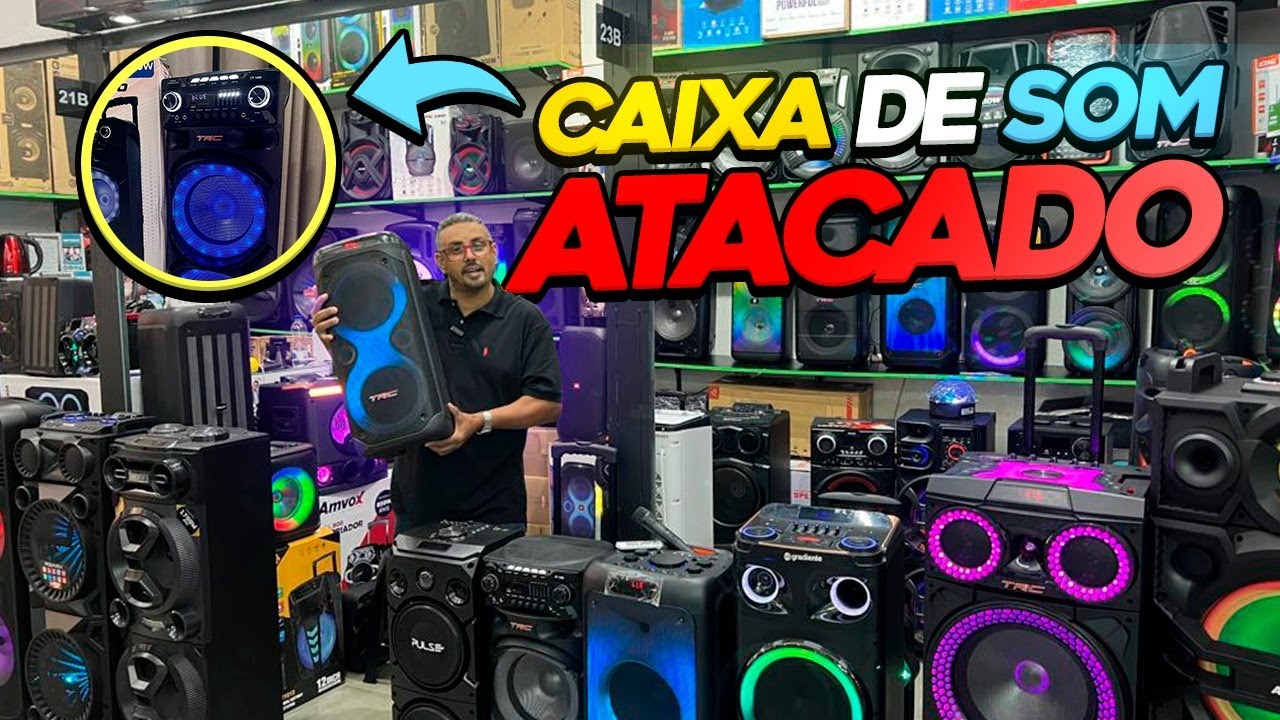 🚨Caixas de Som Atacado e Varejo Rua Santa Ifigênia Centro de São Paulo #8