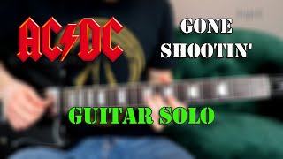 AC/DC - Gone Shootin' - Guitar Solo Tutorial / Lesson |Riff Lesson|
