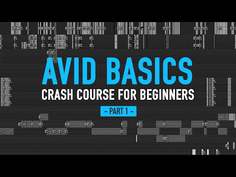Avid for beginners! PART 1 - Crash course in Avid Media Composer  - 101 basic tutorial