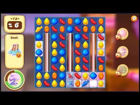 Candy Crush Tales Level 73 - NO BOOSTERS + FULL STORY + NO ADS 📖 | SKILLGAMING ✔️