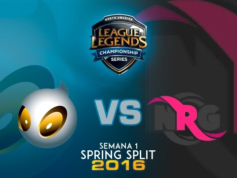 Team Dignitas vs NRG Esports - Semana 1 - Día 1 - LCS NA Spring Split 2016 - Español