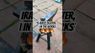 Forging a Fighter knife #knifecommunity #knivescollection #knifeskills #forge #forging #bladesmith