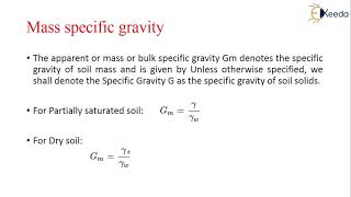 Mass and Absolute Specific Gravity - Introduction to Geotechnical Engineering