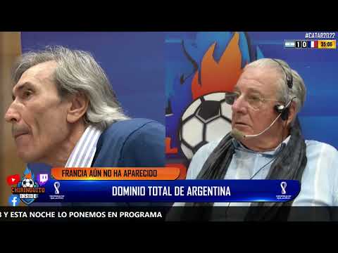 REACCION DE EL CHIRINGUITO AL GOL DE DI MARIA | ARGENTINA VS FRANCIA | QATAR 2022