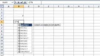 How to enter a formula into an Excel Spreadsheet