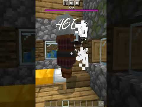 Minecraft Abandoned village in different age (World's smallest violin) #viral #shorts