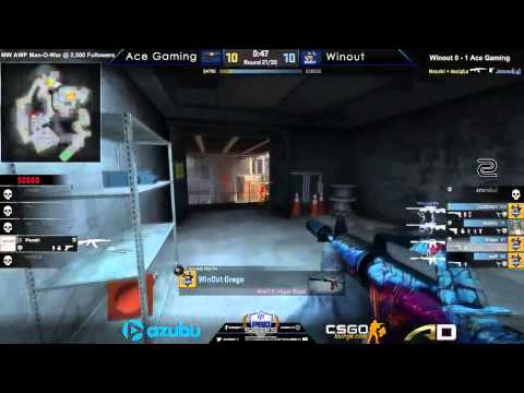 $10,000 RGN NA Pro Series Qualifiers Ro4   WinOut vs ACE Gaming bo3 Map 2 Overpass